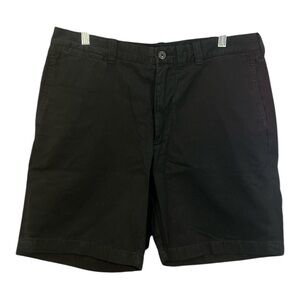 J Crew Stanton Chino Black Shorts NWT Size 35 9” Inseam H1